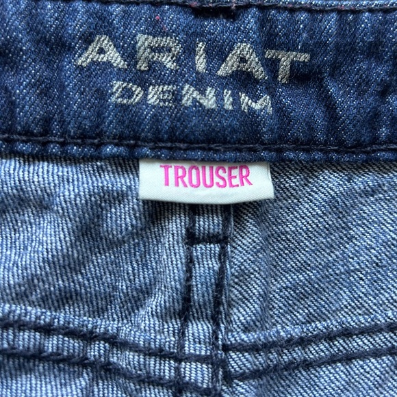 Ariat Mid Rise Wide Leg Trouser Jeans Women 10021885 SZ 30L - Picture 10 of 12